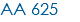 AA 625