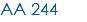 AA 244